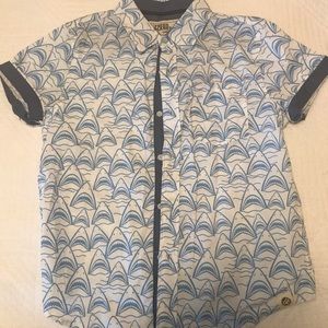 Kids Shark Button up shirt